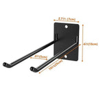 Fixorado Wall Mount for Garden Tools | Robust Tool Holder Made of Steel | Space-Saving Organizer for Garage, Cellar & Workshop