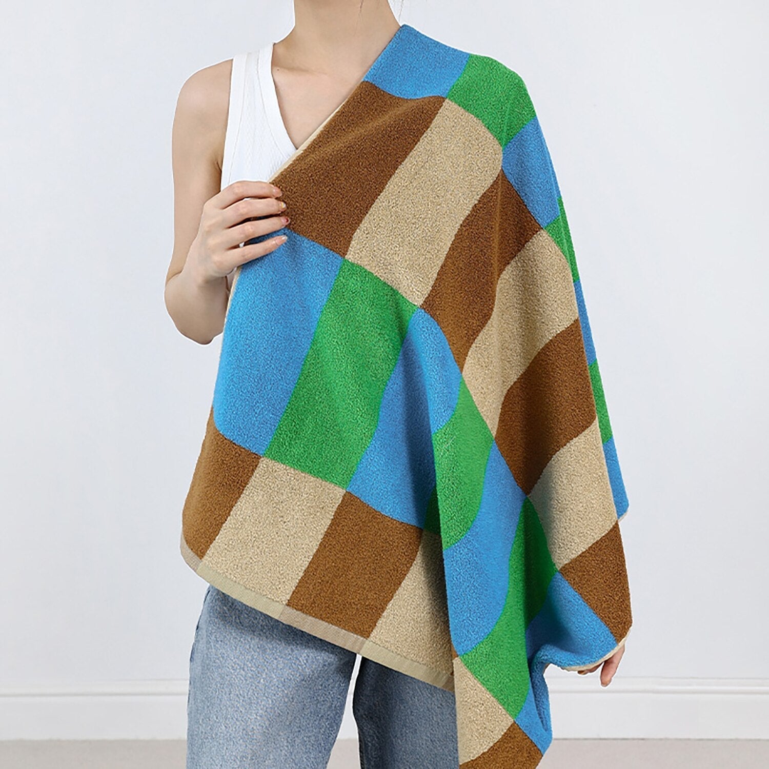 Colour Block Towels - Small Tile