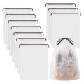 Travix Shoe Bag Set | Waterproof & Transparent | Pack of 10 | For Travel & Everyday Use