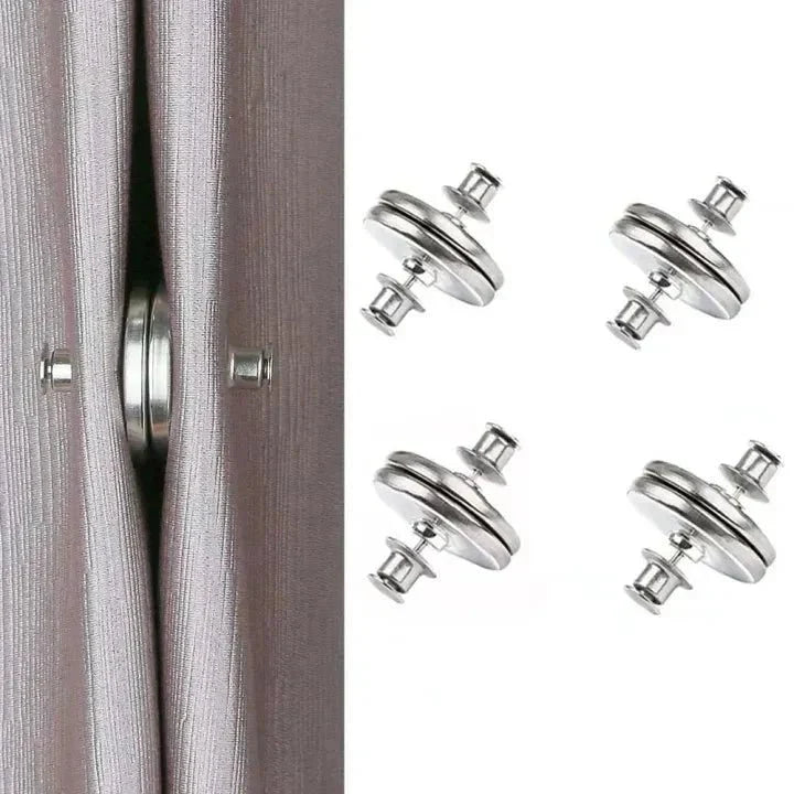 Magnetic clip for curtains - Keeps your curtains securely closed - Practical and stylish