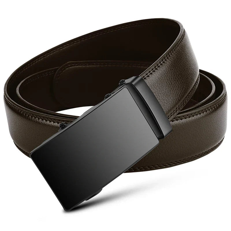 Premium PU Leather Belt – Luxury Automatic Buckle for Men