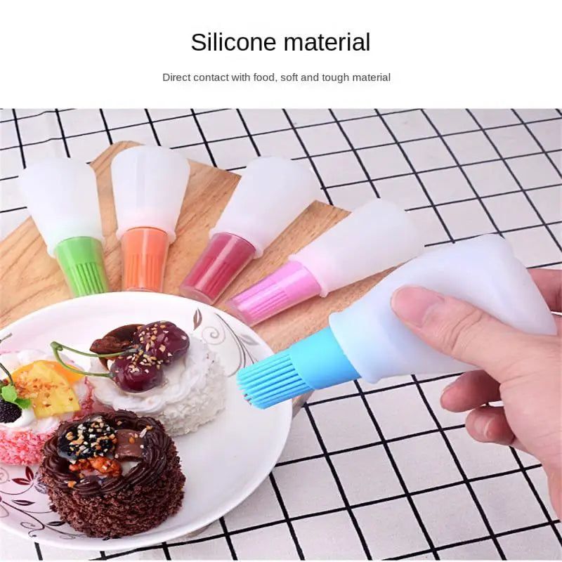 OilMaster Silicone Oil Bottle | With Brush & Dispenser | Leak-proof & Reusable