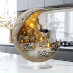 Moon Winter City Decor