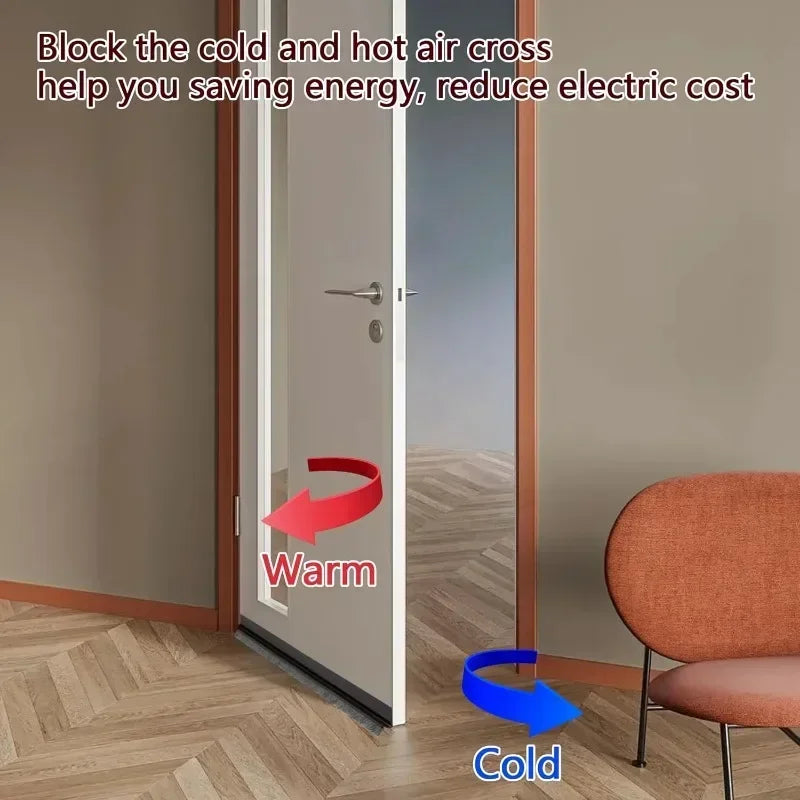 ThermaSeal Door Bottom Seal | TPE | Draft & Sound Protection | 2 cm x 1 m
