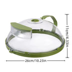 Microwave Splatter Cover With Water Steamer