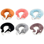 ReiseFuchs Neck Pillow | Super soft & Ergonomic | Cartoon Fox Design | For Children & Adults