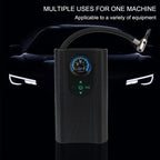 Tire Pump AutoAirX Pro | Portable Compressor 12V | Metal Cylinder | For Car, Motorcycle, Bicycle & Ball