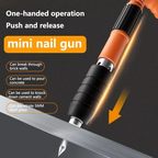 Versatile High-Precision Manual Nail Gun with Nails - Ideal for Woodworking and Concrete Decoration