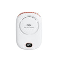 VENTIWISE Mini Fan | 3-Speed Turbo | LED Display & Battery 2000 mAh | Compact & Rechargeable