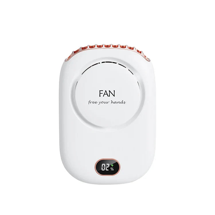 VENTIWISE Mini Fan | 3-Speed Turbo | LED Display & Battery 2000 mAh | Compact & Rechargeable