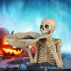 SkullServe | Skull Decor Tray made of Resin | Gothic & Halloween Accent | Versatile Use