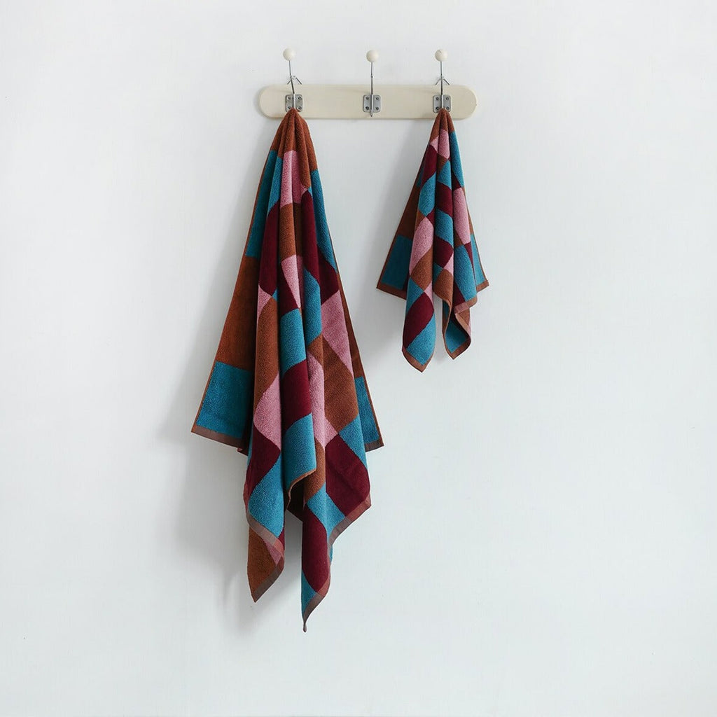 Colour Block Towels - Small Tile