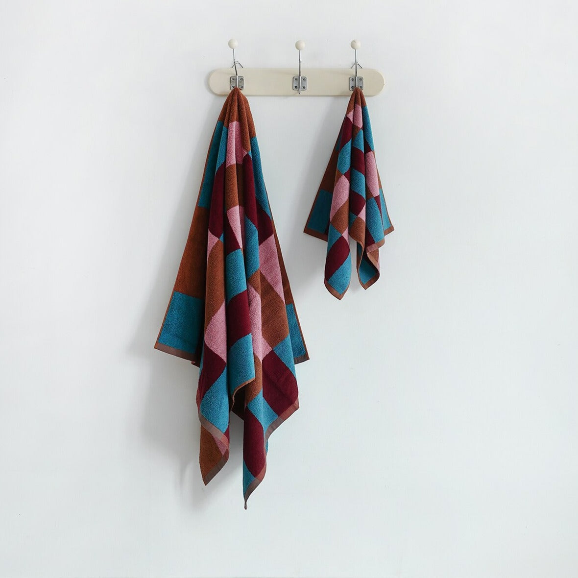 Colour Block Towels - Small Tile