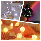 LumiaGlow LED string lights | Warm white | 3 modes | Battery operated