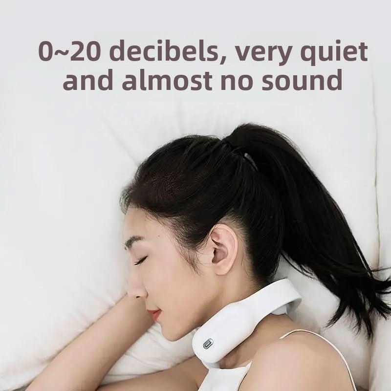 Electric neck massager with heat function for pain relief