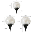 Lumora Solar Garden Light | Warm White LED Light | Automatic & IP65 Waterproof | Broken Glass Design