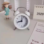 Cute Rabbit Ears Loud Twin Bell Alarm Clock for Heavy Sleepers