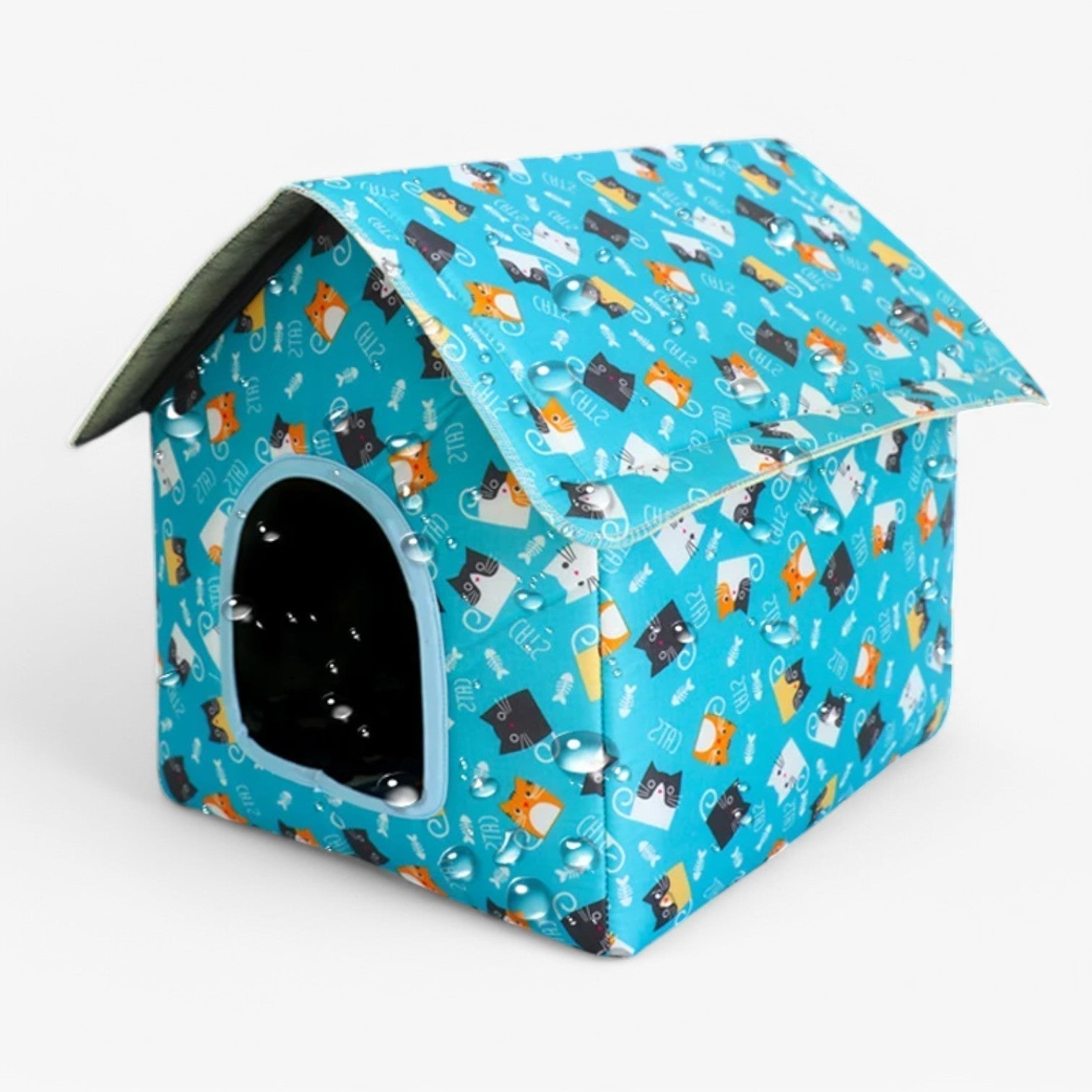 Weather-resistant Animal House "CozyNest" for Cats and Small Dogs