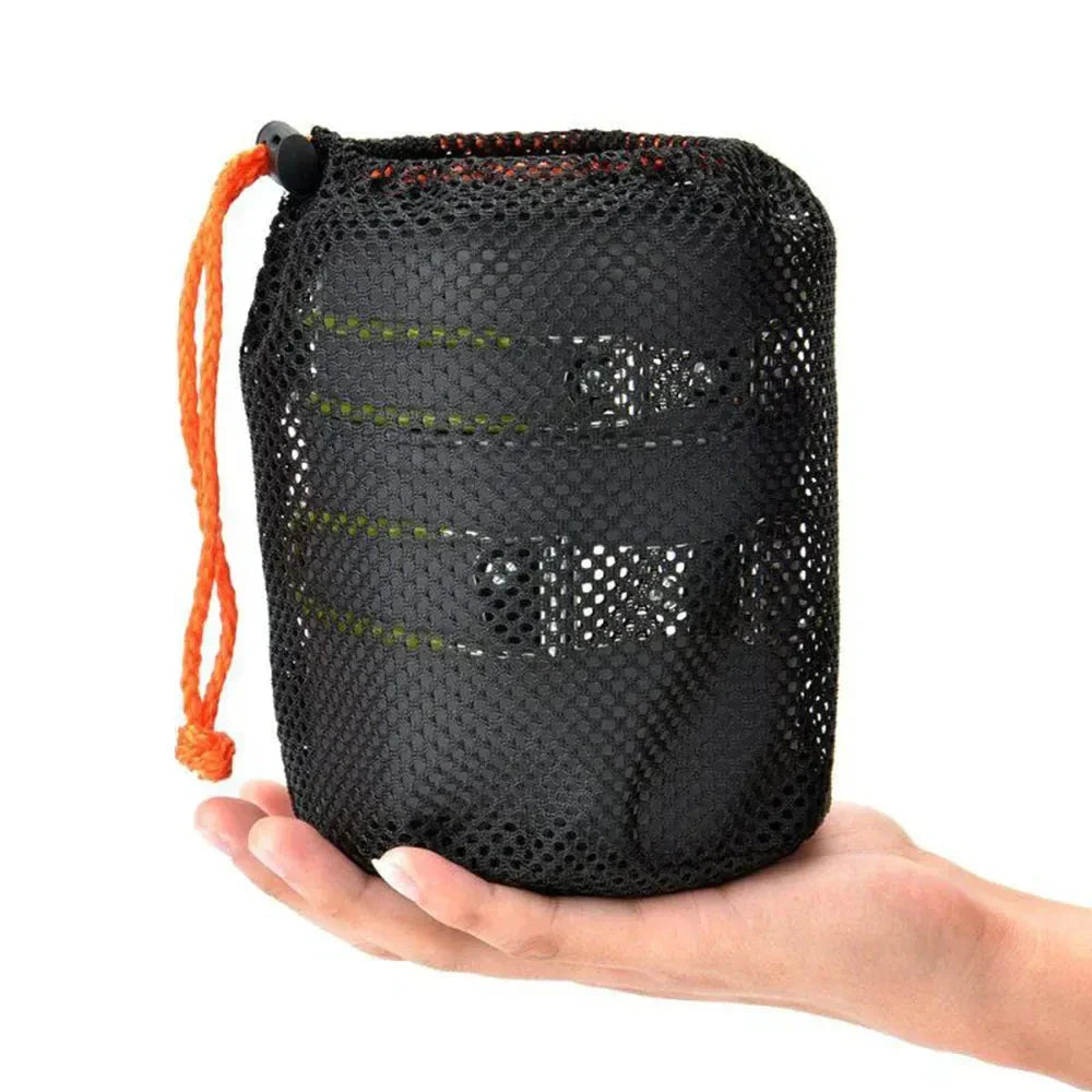 Campurgo Cooking Set | Compact & Heat Resistant | For Outdoor & Camping | Including Lid & Bag