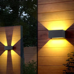 SensoLux LED Wall Light | LED Outdoor Wall Light 24W | With Motion Sensor | IP65 Waterproof | Adjustable Spotlight in Black/White