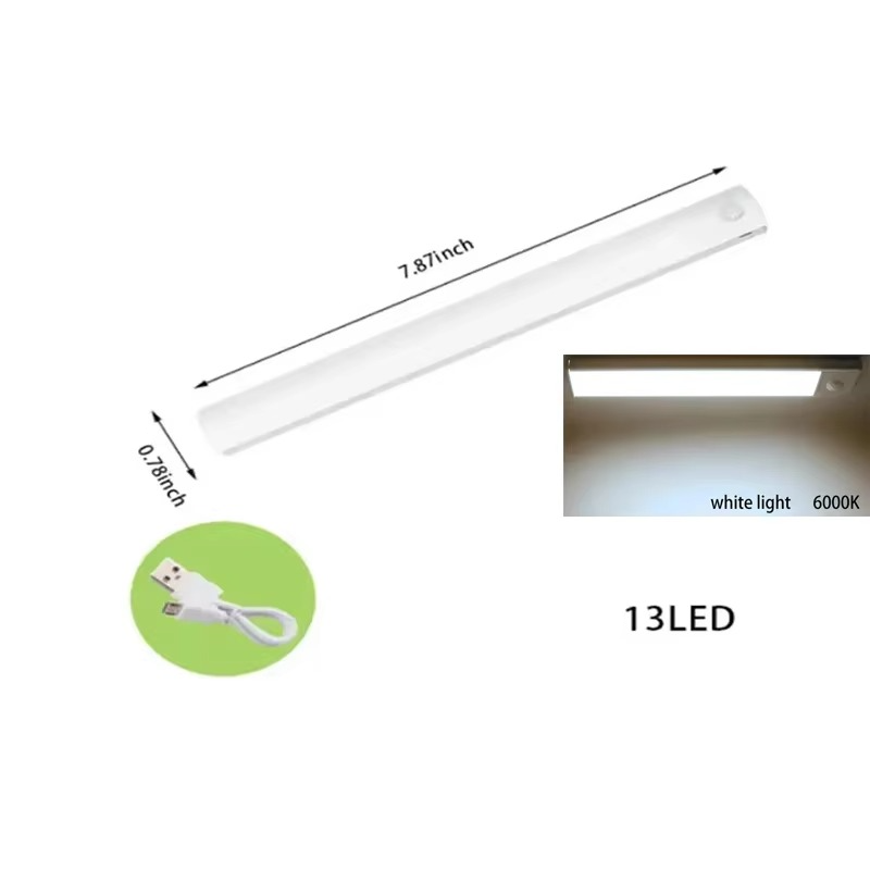 Smart Sensor LED Night Light - Motion-Activated, Dimmable & Rechargeable