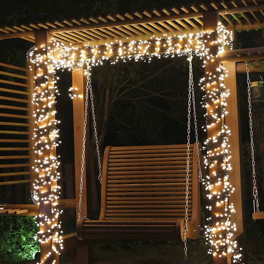 LumaLine Christmas Lighting – 10 Meter LED Light Rope with 1000 Warm White Lights for Indoor and Outdoor