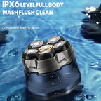 Waterproof 6D Head Shaver