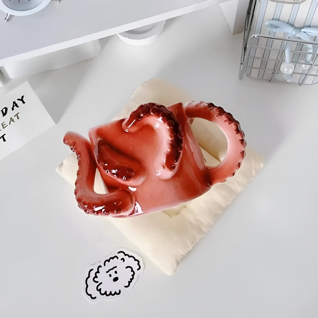 Octopus Tentacle Ceramic Coffee Mug