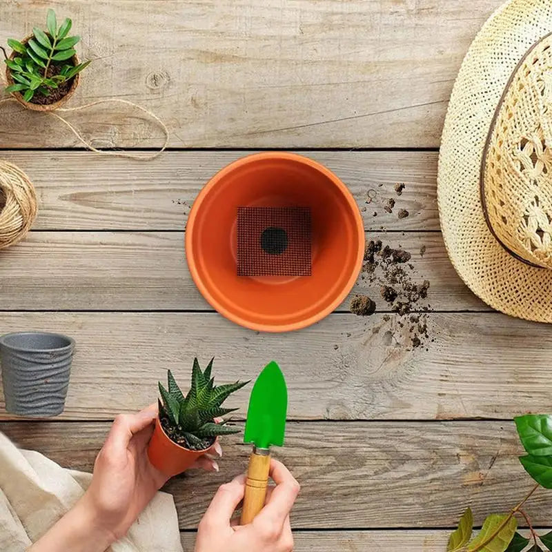 Drainiva Drainage Mat | Cuttable & Air Permeable | For Pots & Bonsai | Fiberglass 20x30 cm