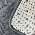 Striped Non-Slip Bath Mat, Soft and Absorbent