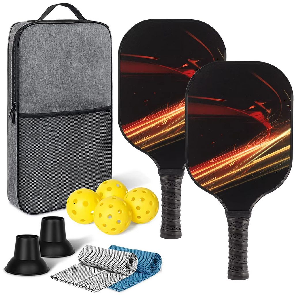 USAPA Approved Graphite Pickleball Paddle Set for Outdoor Play