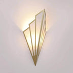 Fan-shaped Art Deco Wall Light