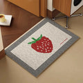 PVC Strawberry Welcome Doormat – Anti-Dust & Anti-Slip