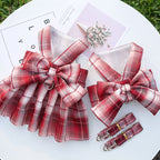Adjustable Dog Harness with Elegant Bow for Stylish Walks