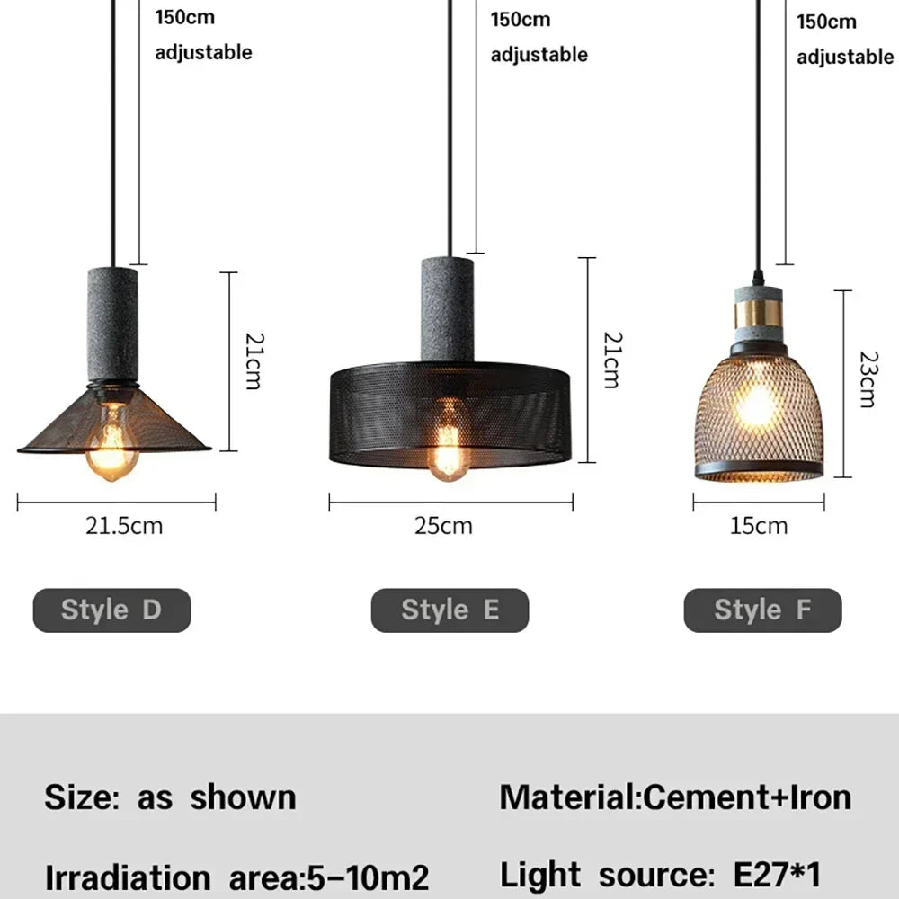 Retro American Country Hanging Lamp