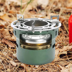 Flamvino Alcohol Stove Outdoor Portable | Mini Camping Stove for Hiking & Trekking | Compact Spirit Burner for Outdoor Cooking & Survival