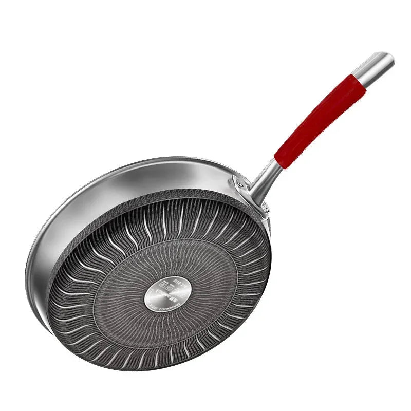 Safe Cook Nonstick Antibacterial Stainless Steel Pan