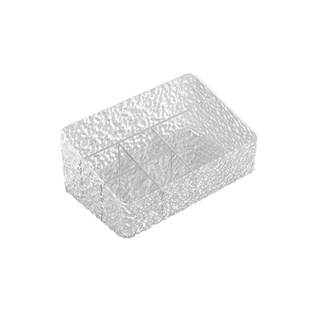 Make-up Organizer Box ClaryLux | Water Wave Design | Large Capacity | Open Trapezoidal Shape