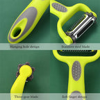 Prepivo 3-in-1 Peeler | Stainless Steel Blade | Compact & Hygienic | Ergonomic Handle