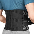 Breathable Lumbar Support Band with 360° Support and Memory Aluminum