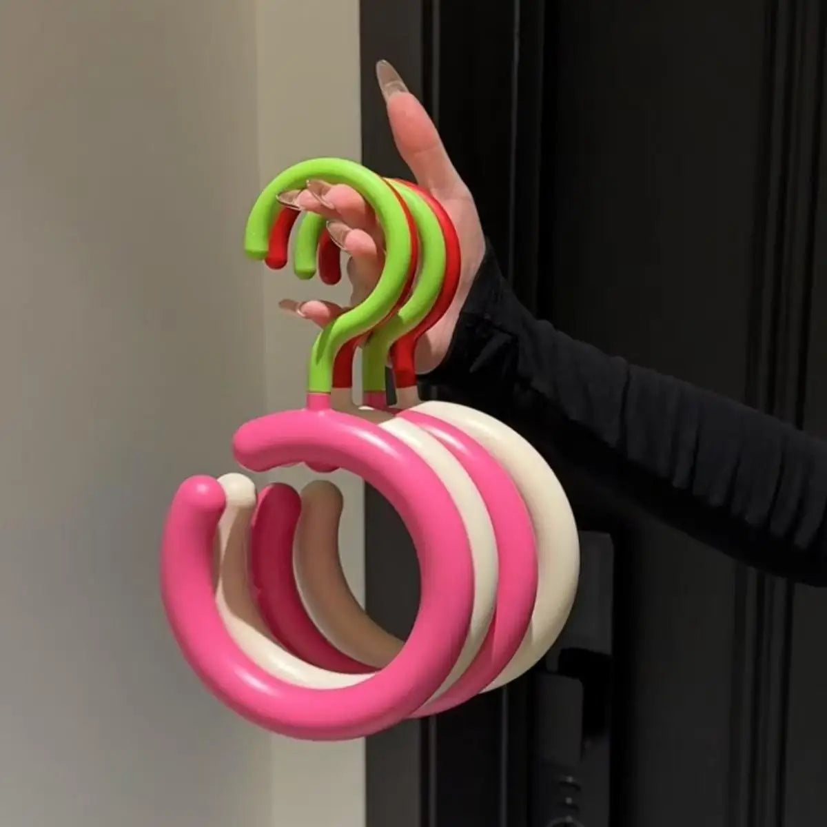 2pcs Rotating Multi-Hook Closet Organizer Hanger
