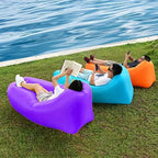 Inflatable Lounge Sofa | Without Pump & with Headrest | AirLoungeGo Outdoor Sofa 190×70 cm – Portable & Waterproof