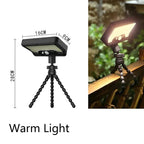 Flexible Tripod Solar Powered Motion Sensor Outdoor Light