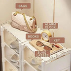 Saving Shoe Rack - Stackable shoe rack for corners and small spaces
