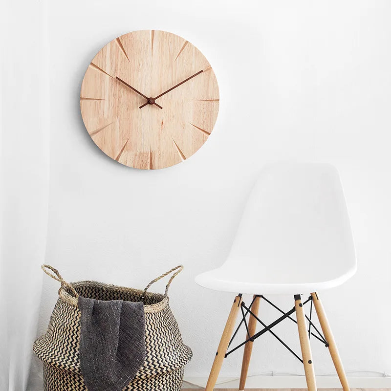 Stylish Wooden Clock for Scandinavian Style