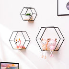 HexaShelf - Stylish Hexagonal Wall Decoration for Your Items