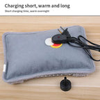 Electric Hot Water Bottle HeatDot 500 | 500W Quick Heating with EU Plug | Rechargeable Hand Warmer with Double Pocket | Safe Heat Source for Winter & Office