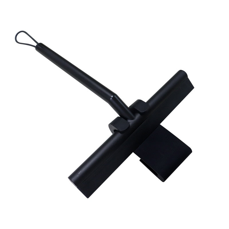 Shower squeegee with hanging hook | Black | Convenient for the shower