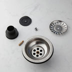 AquaGuard Stainless Steel Sink Strainer with Odor Filter – Pop-Up Stopper & Anti-Blocking Basket