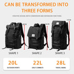 Versatile 3-in-1 backpack for business, everyday life & traveling